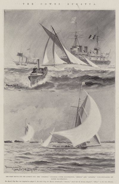 The Cowes Regatta by Charles John de Lacy